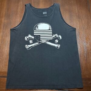 Black Scale Tank Top XL